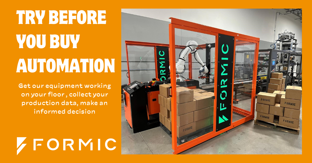 Try Before You Buy Cobot Or Industrial Palletizer