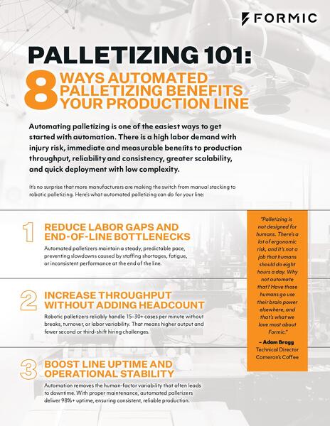 8 Ways Automated Palletizing Benefits Your Production Line